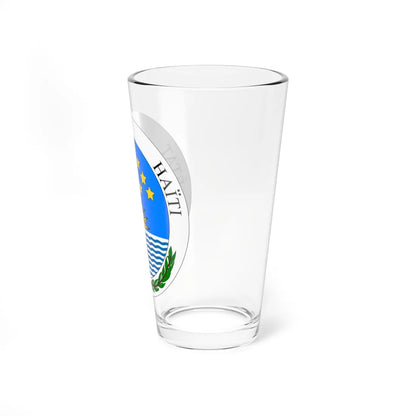 Seal of State of Haiti (Haiti) (Coat of Arms) Pint Glass 16oz - Go Mug Yourself