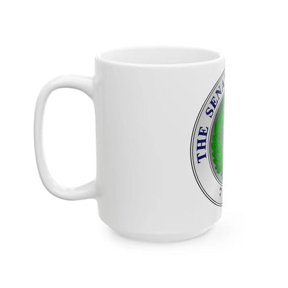 Seal of State Senate of Texas - White Coffee Mug-Go Mug Yourself