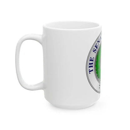 Seal of State Senate of Texas - White Coffee Mug - Go Mug Yourself