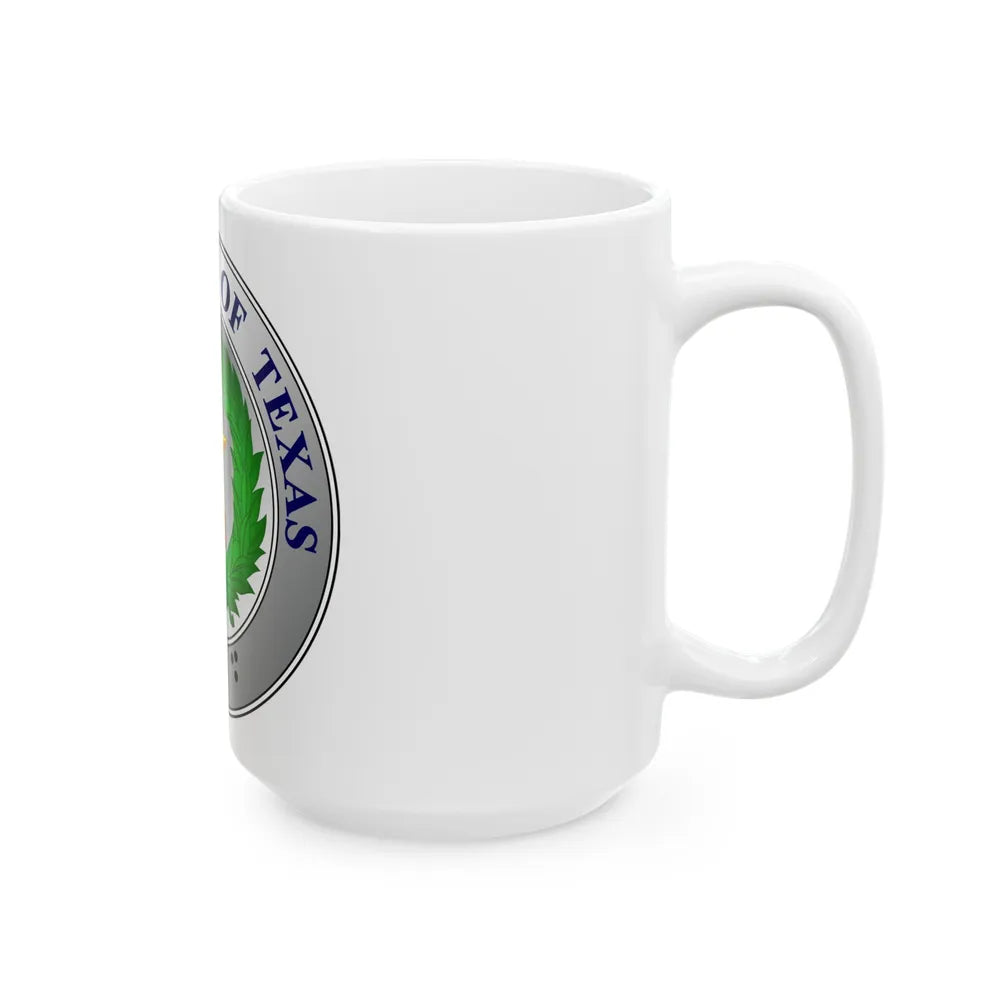 Seal of State Senate of Texas - White Coffee Mug-Go Mug Yourself