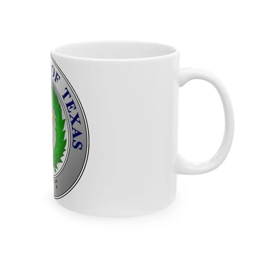 Seal of State Senate of Texas - White Coffee Mug - Go Mug Yourself