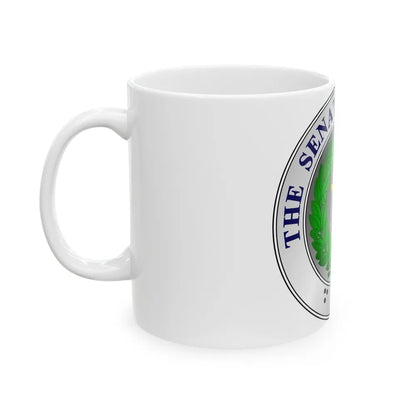 Seal of State Senate of Texas - White Coffee Mug-Go Mug Yourself