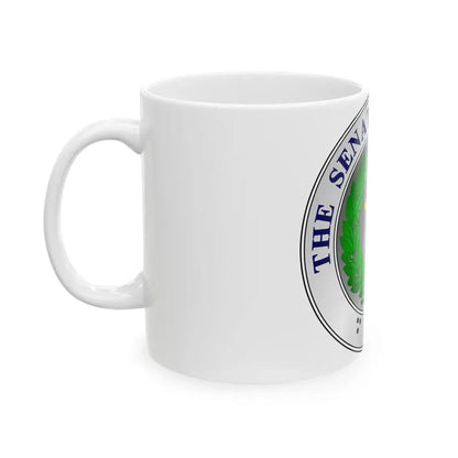 Seal of State Senate of Texas - White Coffee Mug - Go Mug Yourself