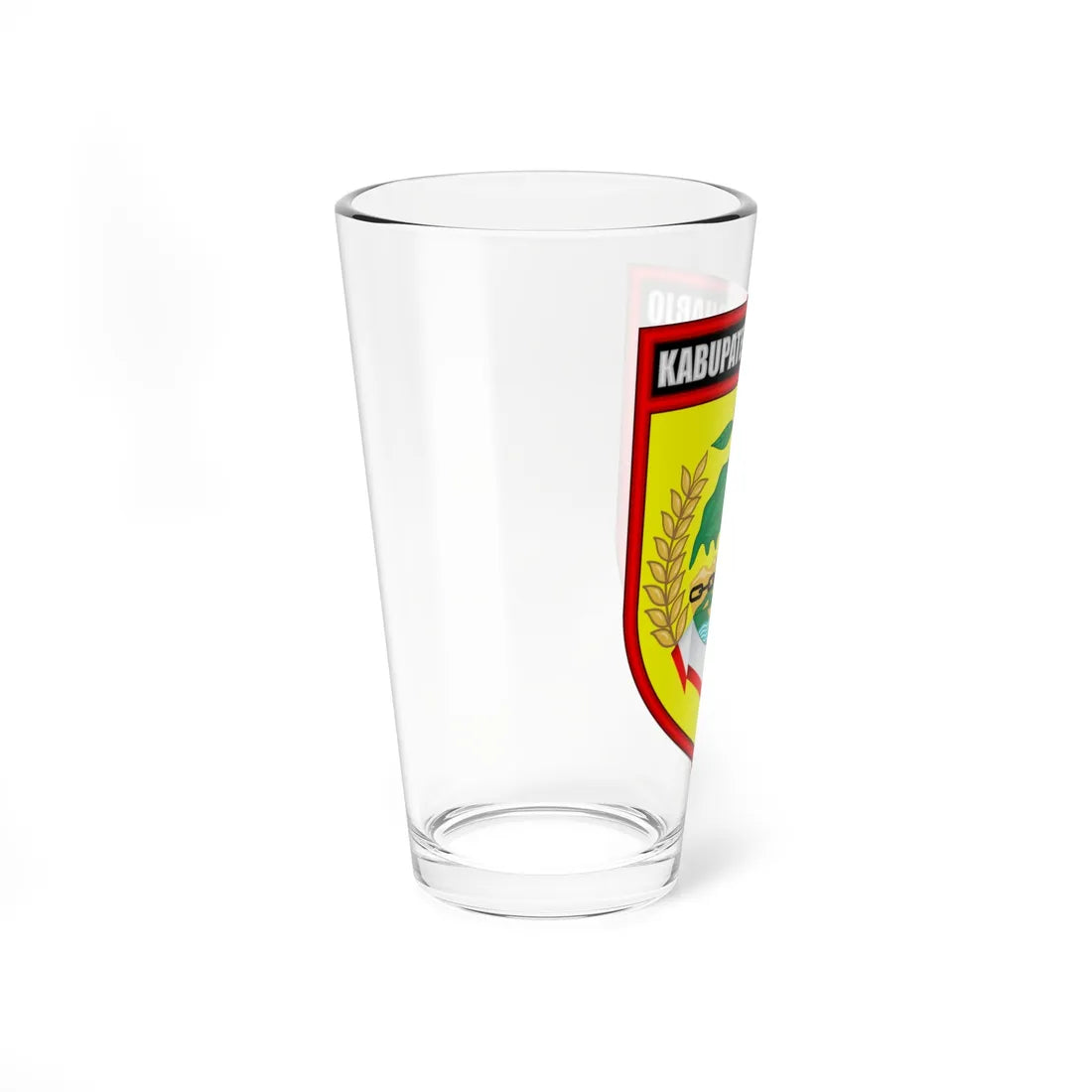 Seal of Sukoharjo Regency (Indonesia) (Coat of Arms) Pint Glass 16oz - Go Mug Yourself