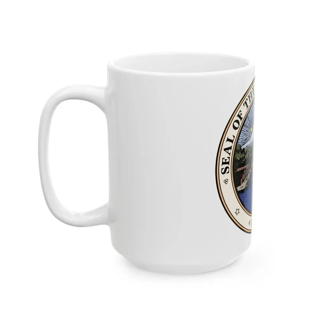 Seal of Tacoma WA - White Coffee Mug - Go Mug Yourself