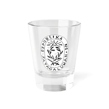 Seal of Tagalog Republic (Philippines) (Coat of Arms) Shot Glass 1.5oz 1.5oz - Go Mug Yourself