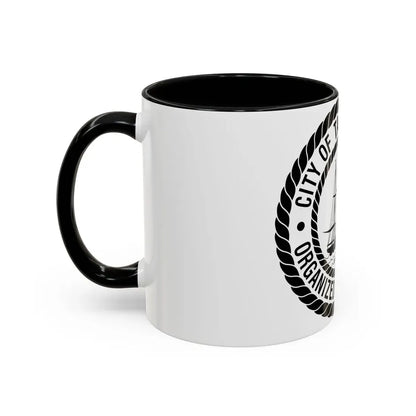 Seal of Tampa Florida - Accent Coffee Mug - Go Mug Yourself
