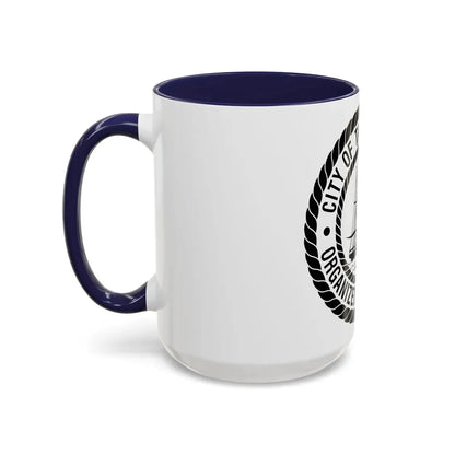 Seal of Tampa Florida - Accent Coffee Mug - Go Mug Yourself
