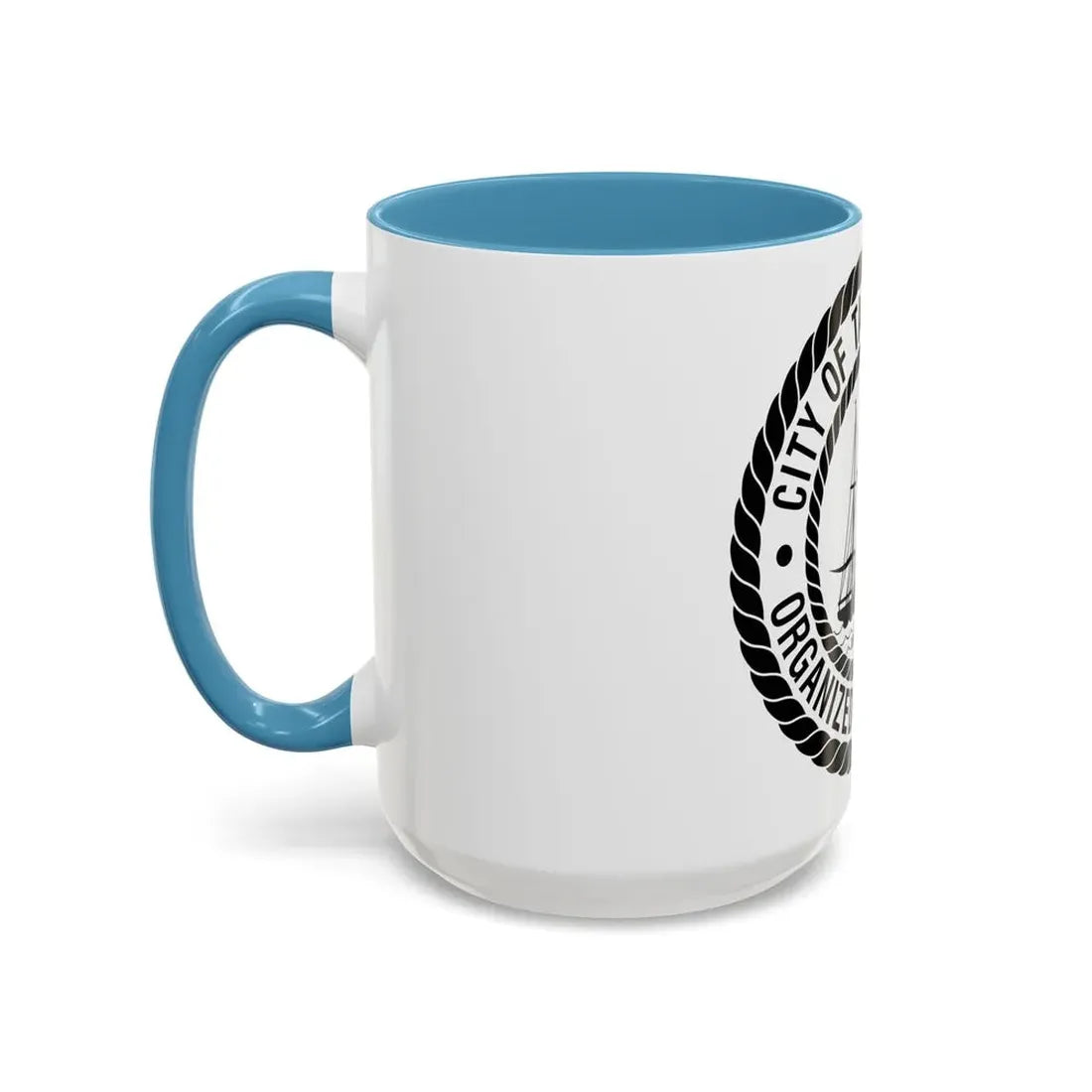 Seal of Tampa Florida - Accent Coffee Mug - Go Mug Yourself