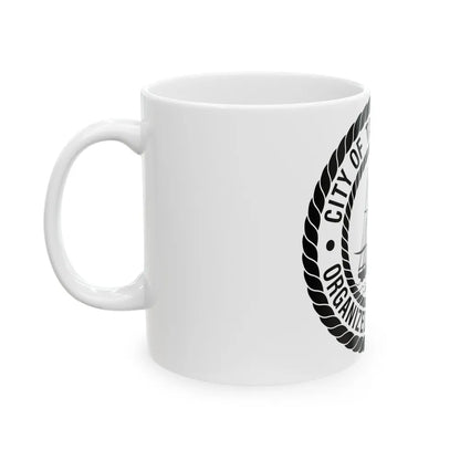 Seal of Tampa Florida - White Coffee Mug-Go Mug Yourself