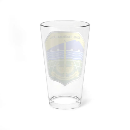 Seal of Tasikmalaya Regency (Indonesia) (Coat of Arms) Pint Glass 16oz - Go Mug Yourself