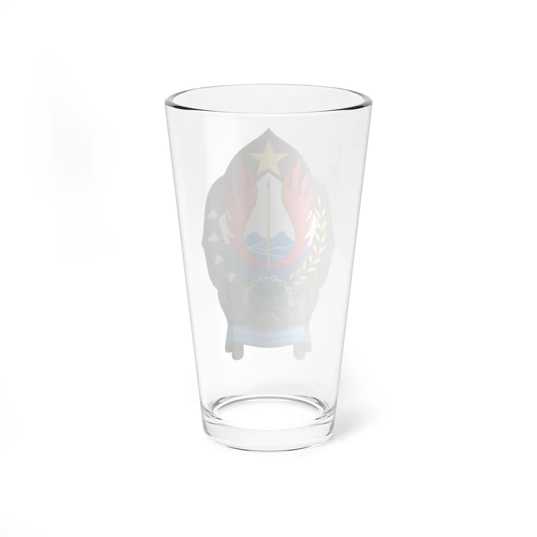 Seal of Temanggung Regency (Indonesia) (Coat of Arms) Pint Glass 16oz - Go Mug Yourself