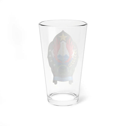 Seal of Temanggung Regency (Indonesia) (Coat of Arms) Pint Glass 16oz - Go Mug Yourself