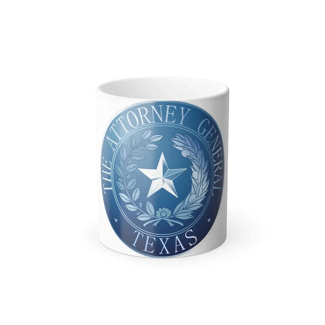 Seal of Texas Attorney General - Color Changing Coffee Mug 11oz - Go Mug Yourself