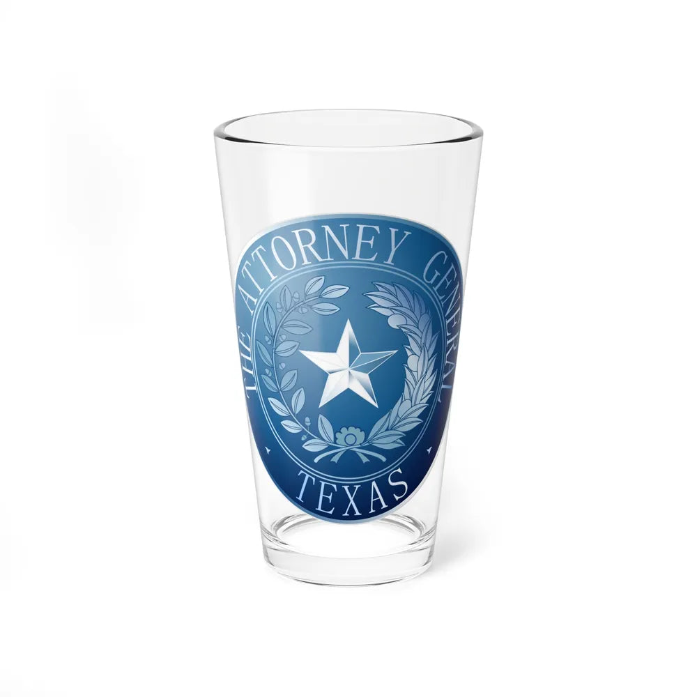 Seal of Texas Attorney General - Pint Glass 16oz-16oz-Go Mug Yourself