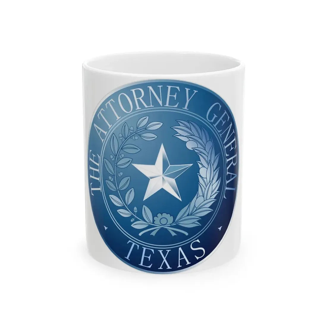 Seal of Texas Attorney General - White Coffee Mug 11oz - Go Mug Yourself