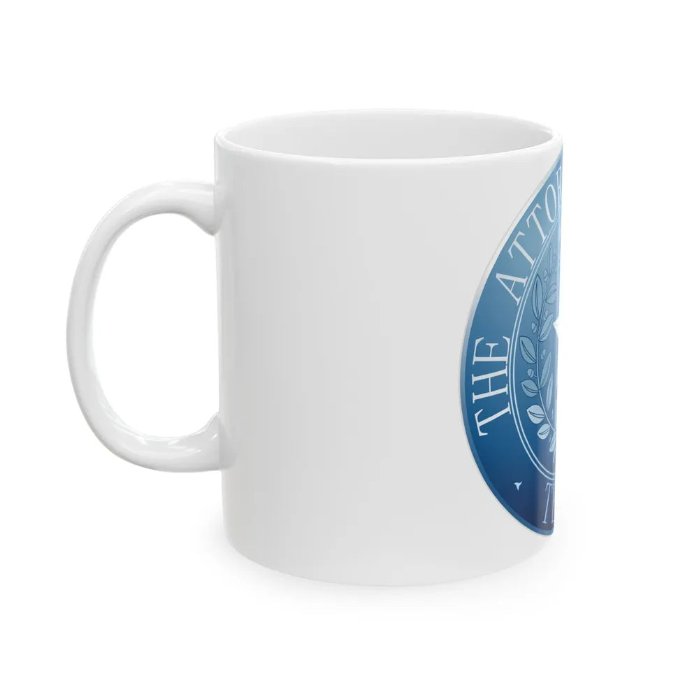 Seal of Texas Attorney General - White Coffee Mug-Go Mug Yourself