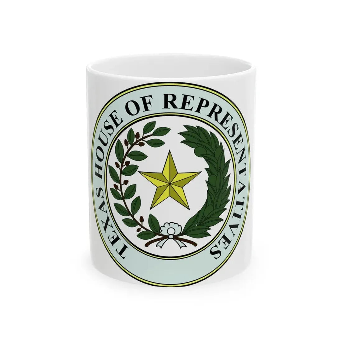 Seal of Texas House of Representatives - White Coffee Mug 11oz - Go Mug Yourself