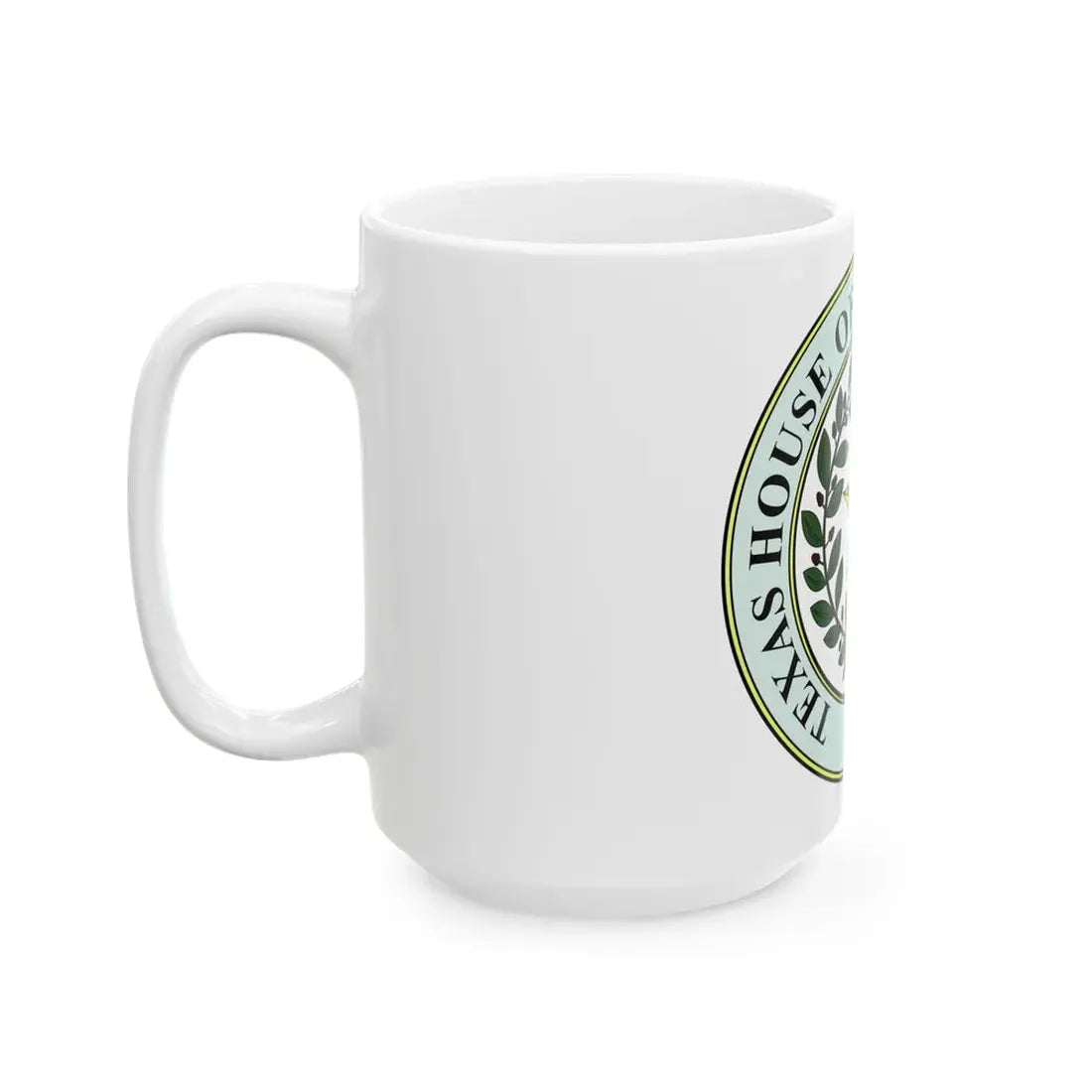 Seal of Texas House of Representatives - White Coffee Mug - Go Mug Yourself