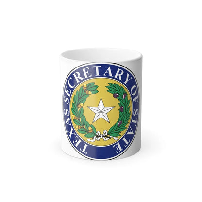 Seal of Texas Secretary of State - Color Changing Mug 11oz-11oz-Go Mug Yourself