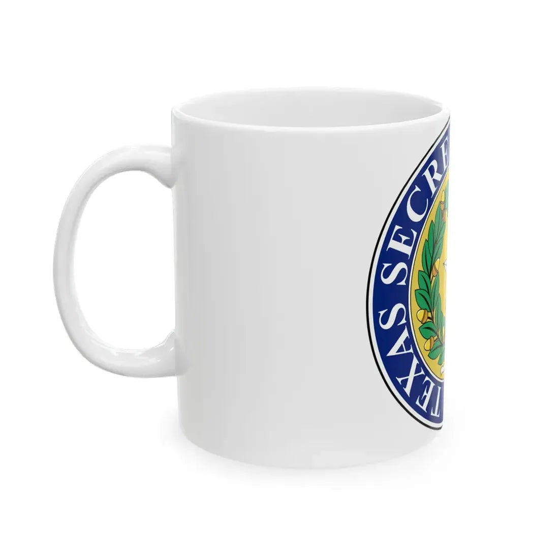 Seal of Texas Secretary of State - White Coffee Mug - Go Mug Yourself