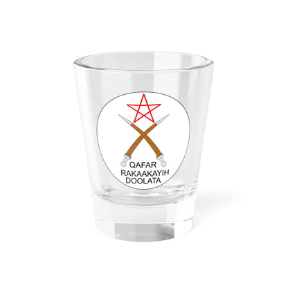 Seal of the Afar Region (Ethiopia) (Coat of Arms) Shot Glass 1.5oz 1.5oz - Go Mug Yourself