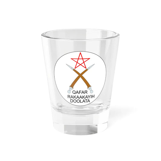 Seal of the Afar Region (Ethiopia) (Coat of Arms) Shot Glass 1.5oz 1.5oz - Go Mug Yourself