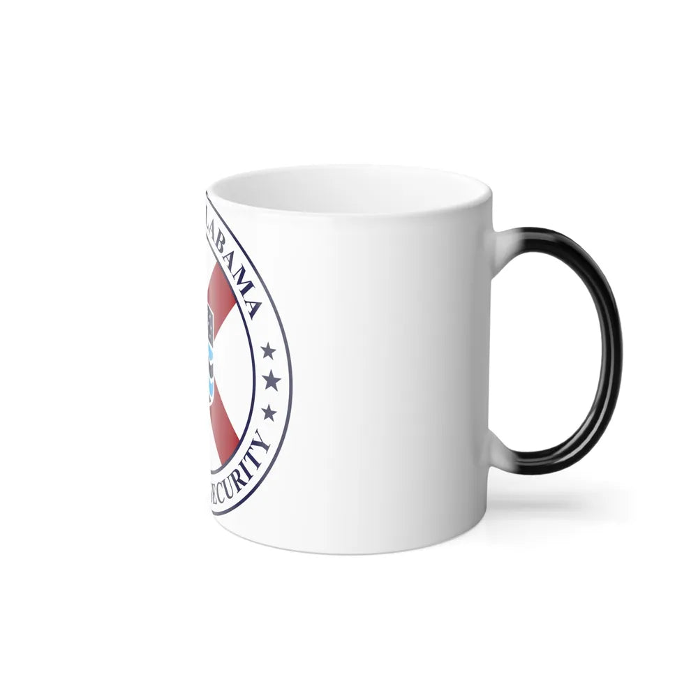 Seal of the Alabama Department of Homeland Security - Color Changing Mug 11oz-Go Mug Yourself