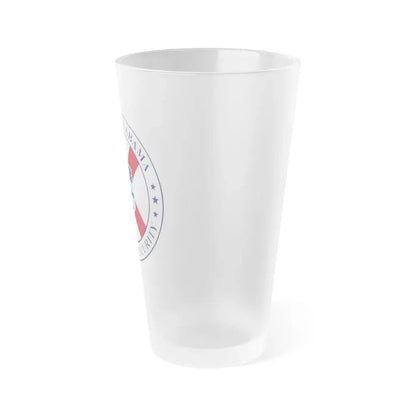Seal of the Alabama Department of Homeland Security - Frosted Pint Glass 16oz - Go Mug Yourself