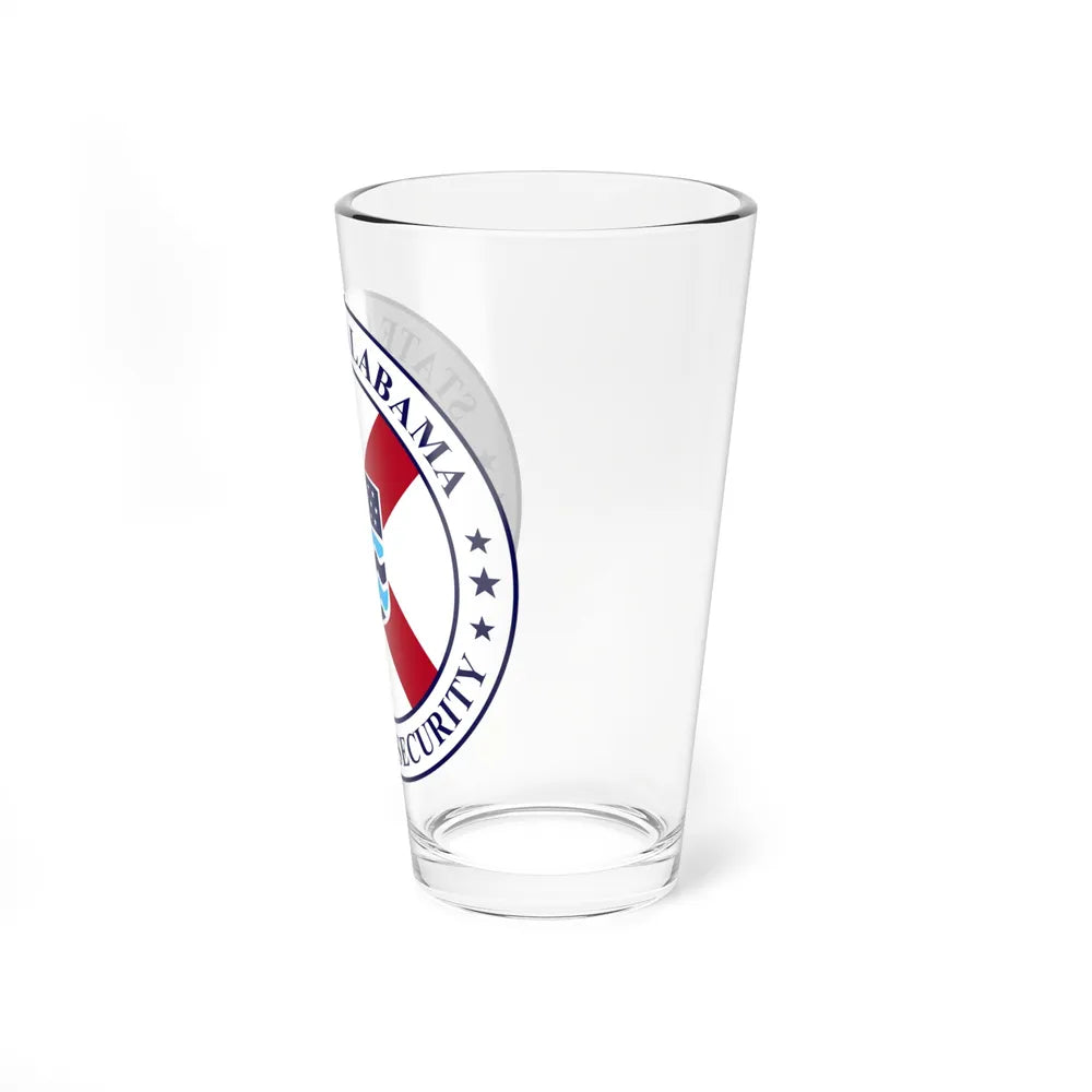 Seal of the Alabama Department of Homeland Security - Pint Glass 16oz-Go Mug Yourself