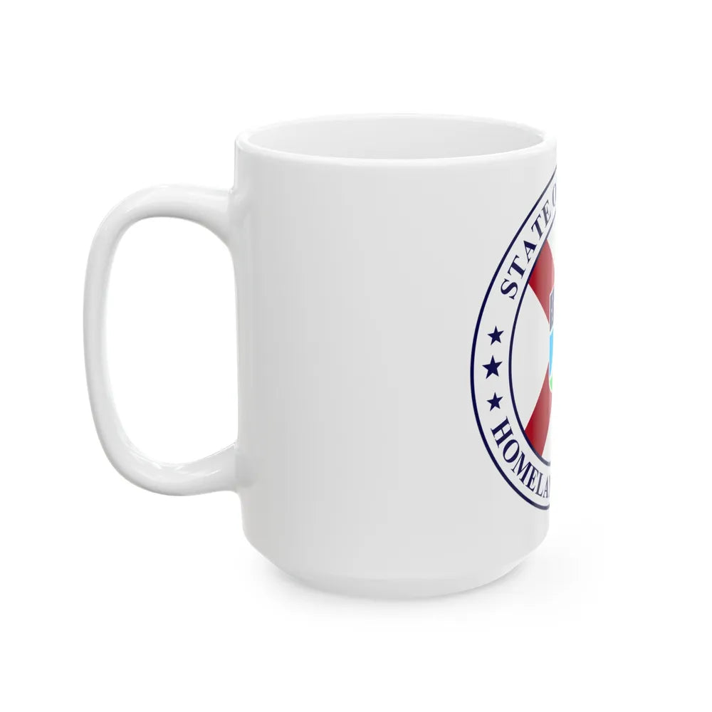 Seal of the Alabama Department of Homeland Security - White Coffee Mug-Go Mug Yourself