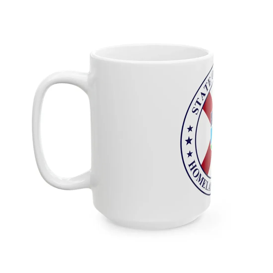 Seal of the Alabama Department of Homeland Security - White Coffee Mug - Go Mug Yourself
