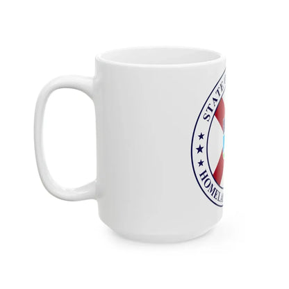Seal of the Alabama Department of Homeland Security - White Coffee Mug - Go Mug Yourself