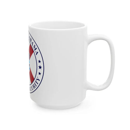 Seal of the Alabama Department of Homeland Security - White Coffee Mug-Go Mug Yourself