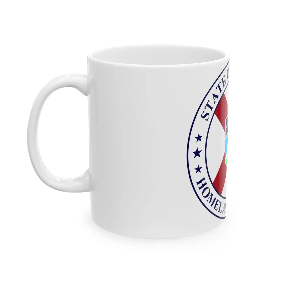 Seal of the Alabama Department of Homeland Security - White Coffee Mug-Go Mug Yourself