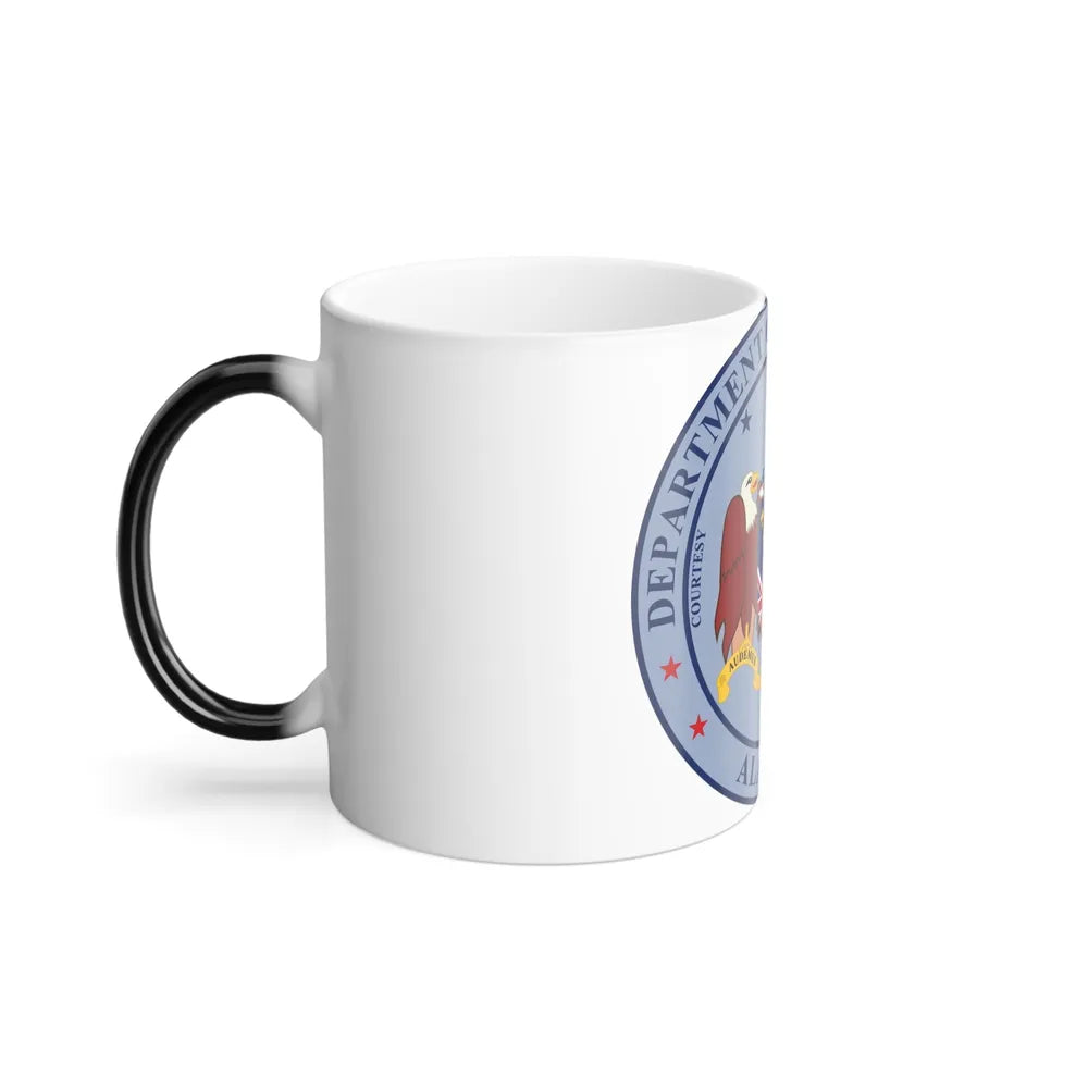 Seal of the Alabama Department of Public Safety - Color Changing Mug 11oz-Go Mug Yourself