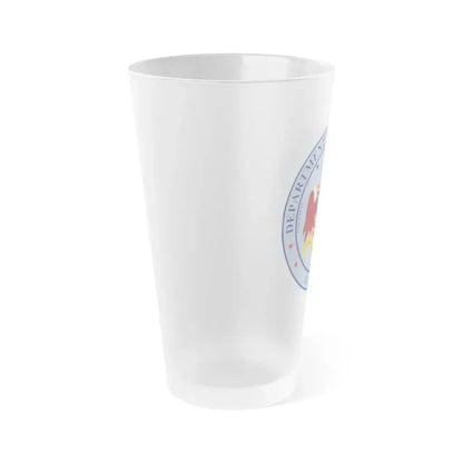 Seal of the Alabama Department of Public Safety - Frosted Pint Glass 16oz - Go Mug Yourself
