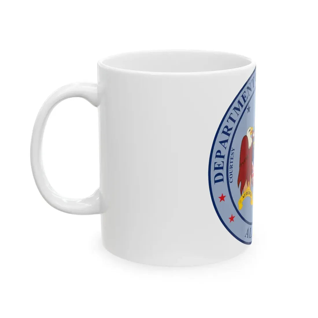 Seal of the Alabama Department of Public Safety - White Coffee Mug - Go Mug Yourself