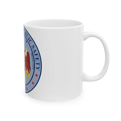 Seal of the Alabama Department of Public Safety - White Coffee Mug - Go Mug Yourself