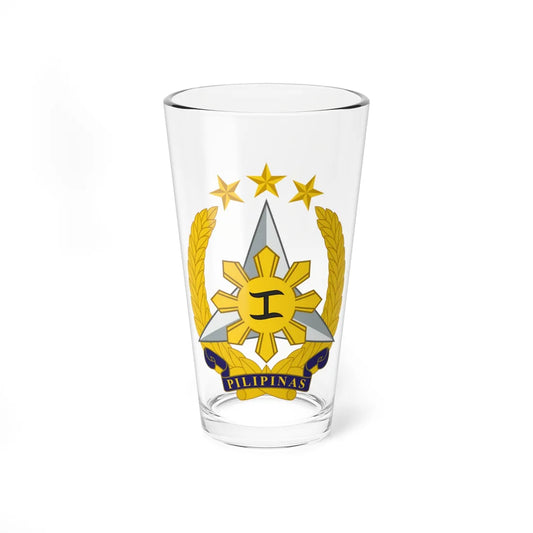 Seal of the Armed Forces of the Philippines (Philippines) (Coat of Arms) Pint Glass 16oz 16oz - Go Mug Yourself
