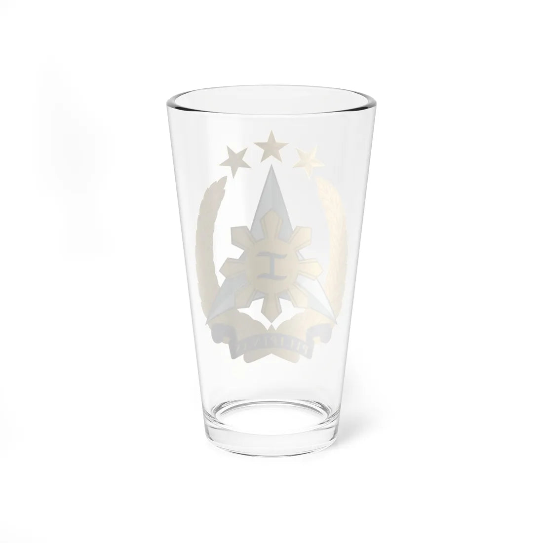 Seal of the Armed Forces of the Philippines (Philippines) (Coat of Arms) Pint Glass 16oz - Go Mug Yourself