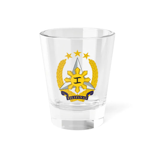 Seal of the Armed Forces of the Philippines (Philippines) (Coat of Arms) Shot Glass 1.5oz 1.5oz - Go Mug Yourself