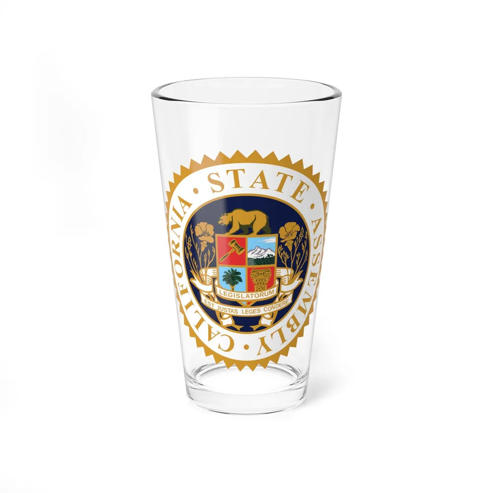 Seal of the Assembly of the State of California - Pint Glass 16oz-16oz-Go Mug Yourself