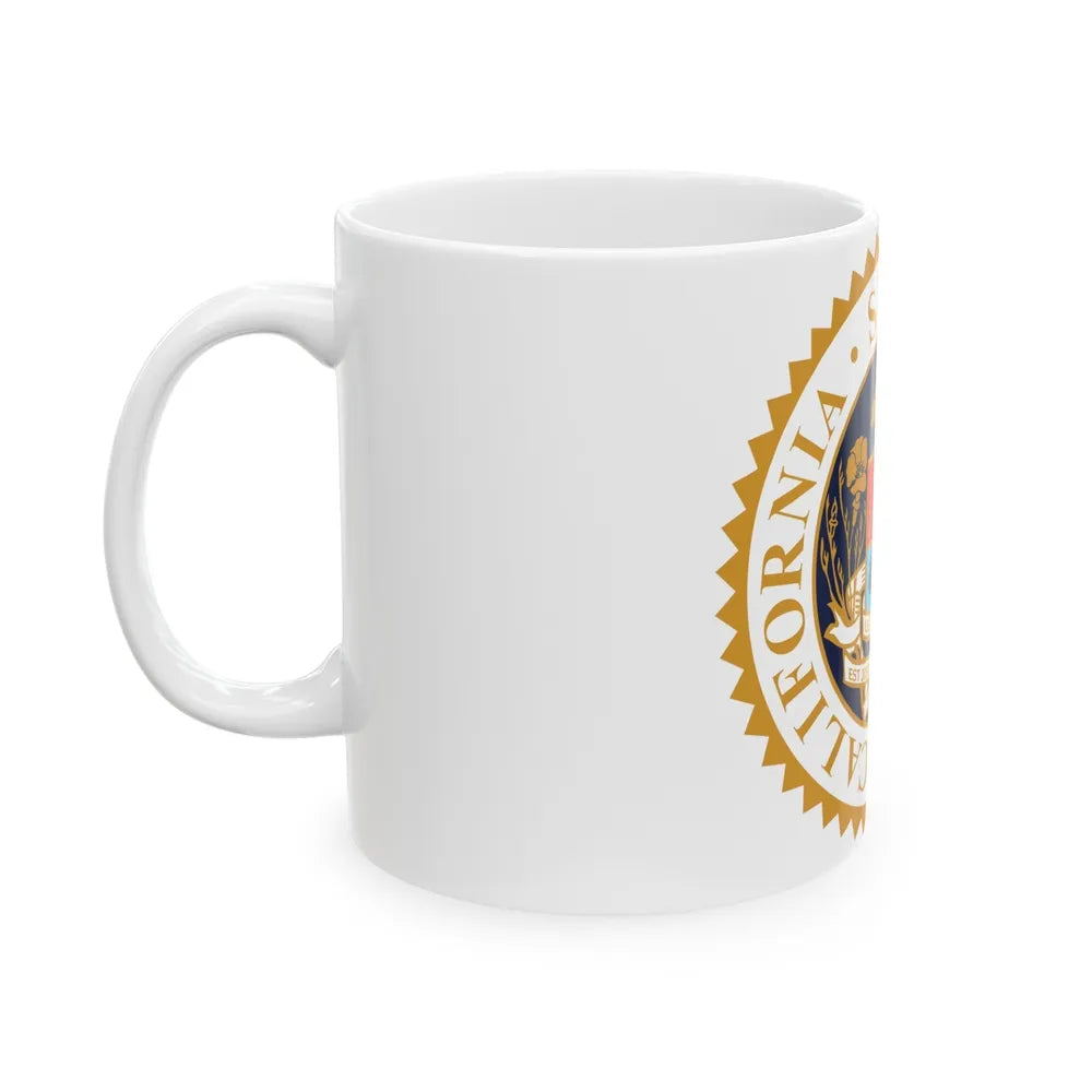 Seal of the Assembly of the State of California - White Coffee Mug-Go Mug Yourself