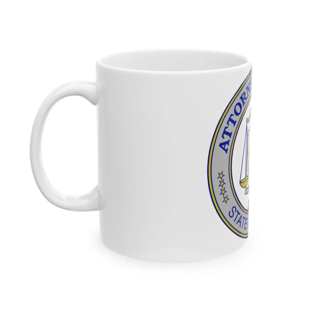 Seal of the Attorney General of Florida - White Coffee Mug-Go Mug Yourself