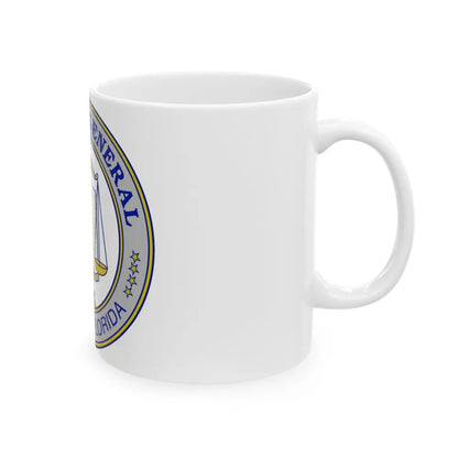 Seal of the Attorney General of Florida - White Coffee Mug-Go Mug Yourself