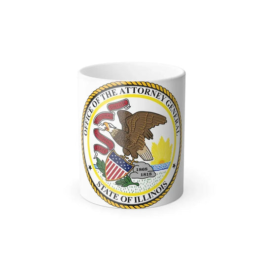 Seal of the Attorney General of Illinois - Color Changing Coffee Mug 11oz - Go Mug Yourself