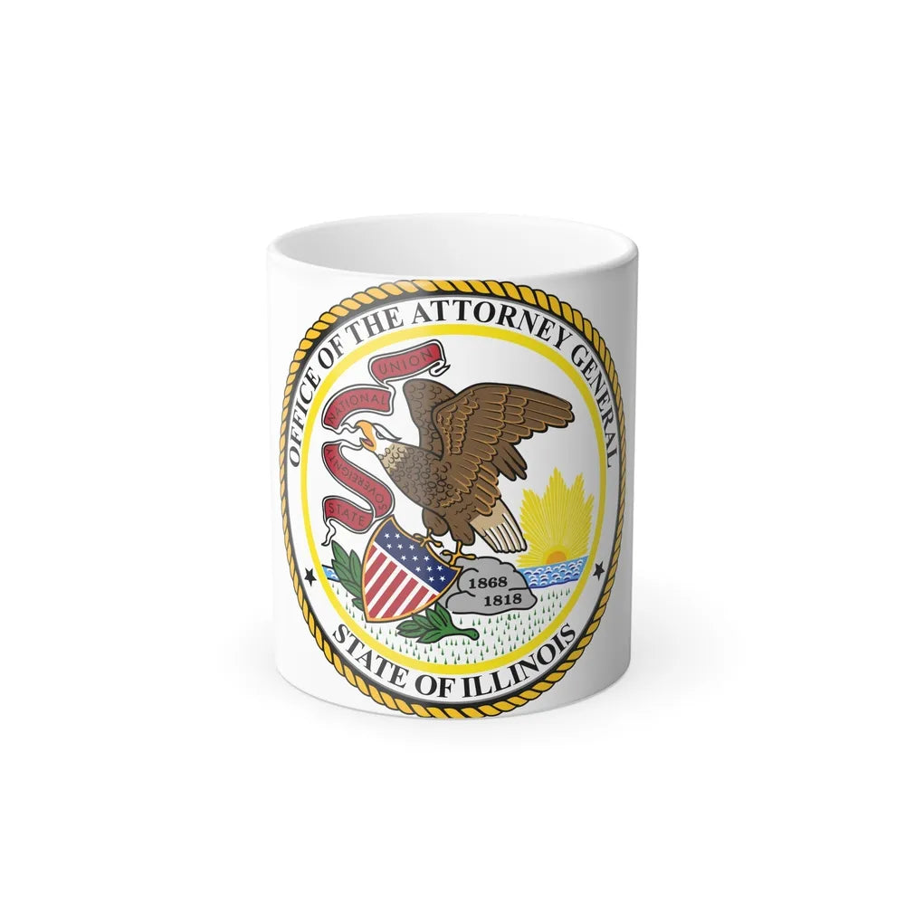 Seal of the Attorney General of Illinois - Color Changing Mug 11oz-11oz-Go Mug Yourself