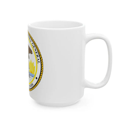 Seal of the Attorney General of Illinois - White Coffee Mug-Go Mug Yourself