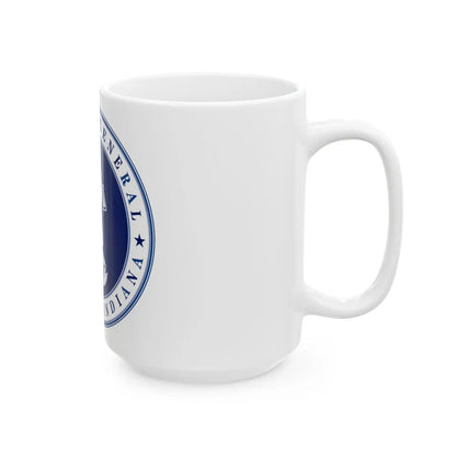 Seal of the Attorney General of Indiana - White Coffee Mug-Go Mug Yourself